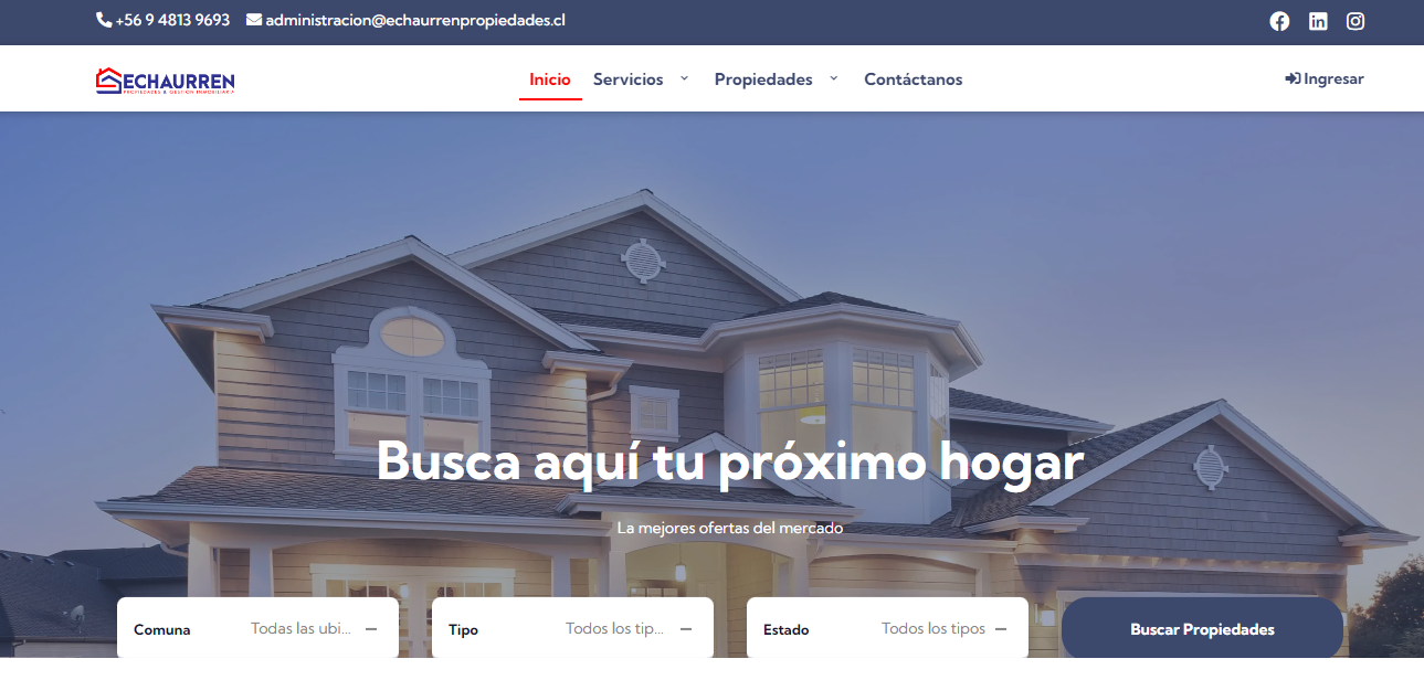 Echaurren Propiedades – Propiedades Gestion Inmobiliaria